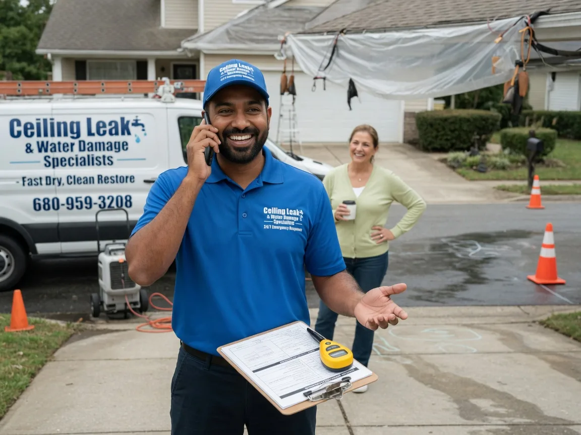Ceiling Leak Cleanup Holton, IN FAQs